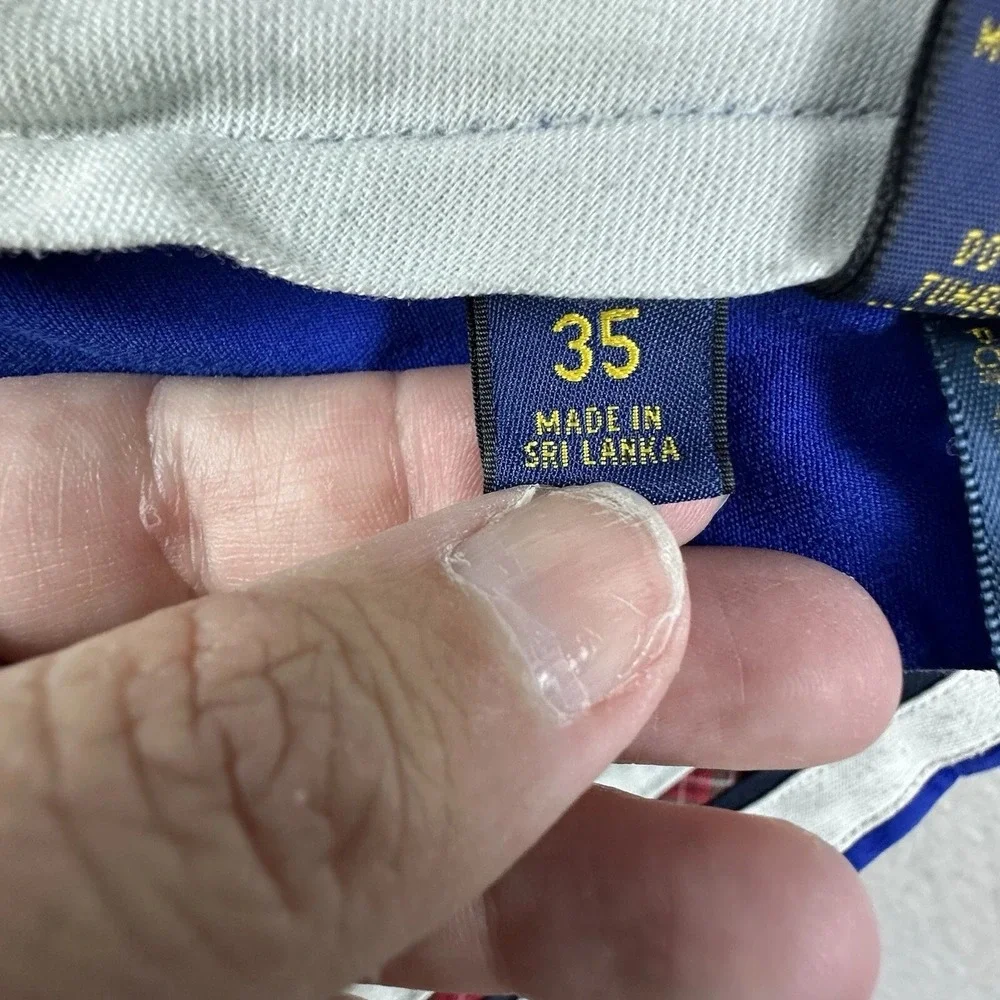 Polo Golf Twill Chino Shorts Mens 35 Blue‎